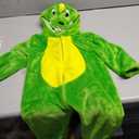 QIAONIUNIU Halloween Baby Green Dinosaur Costumes Toddler Outfit Infants Cosplay Romper 100/80