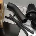 MooSun 4" Cold Air Intake System + Heat Shield For 99-06 GMC/Chevy V8 4.8L/5.3L/6.0L / Silverado 1500/2500/3500 (Black)