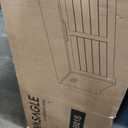 VASAGLE Storage Chest, Storage Bench with 2 Safety Hinges, Farmhouse Style, 15.7 x 39.4 x 18.3 Inches, for Entryway, Bedroom, Living Room, Charcoal Gray ULSB061B01