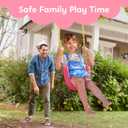 TURFEE Swings for Outdoor Swing Set -SwingSeat Replacement Kits with Heavy Duty Chains - Backyard Swingset Playground Accessories for Kids (Pink)