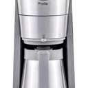 GE Profile Smart Grind & Brew Coffee Maker w/Podless Single Serve, 90oz Water Reservoir, 10 Cup Thermal Carafe, Voice Control, Adjustable Burr Grinder, SCA Certified, Barista-Quality, Stainless Steel