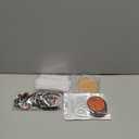 Ecation 80 Pcs Basketball/ Softball/ Soccer/ Volleyball 20 Bracelet 20 Luggage Tags DIY Name Keychain with 20 Cards 20 Gift Bag(Black, Basketball)