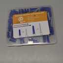 180PCS Conical Concrete Anchors and Screws Assortment Kit, 90PCS Concrete Wall Anchors, 90PCS Self Tapping Screws for Masonry Stucco Brick Cement Cinder Block Tile, with 2PCS Drill Bit