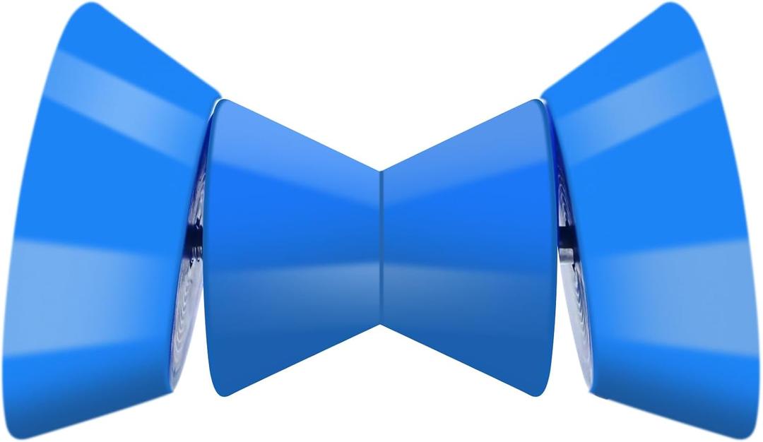 3" Boat Trailer Roller Bow Stop with 1/2" Shaft Bow Stop for Boat Trailers Blue Bow Roller