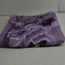 Floral Quilt Set King Size Bedding Set 3 Pieces Dark Purple Boho Floral Quilt Bedspread Soft Microfiber Lightweight Flower Coverlet Set with 2 Pillow Shams for All Season 90"x104"