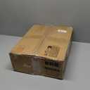 SONGMICS Dresser for Bedroom, Chest of Drawers, Steel, MDF, 4 Non-Woven Fabric Drawers, Storage Organizer Unit, Closet, Entryway, Rustic Brown and Ink Black LGS314B02S