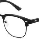 racico Computer Blue Light Blocking Glasses Blue Light Glasses Men Women, Anti Blu-Ray Clear Gaming Glasses Lenses