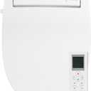 ALPHA BIDET JX2 Elongated Bidet Toilet Seat, White, Endless Warm Water, *NEW* Bowl Mist, LED Light, Quiet Operation, Wireless Remote, Stainless Steel Nozzle, Sittable Lid