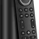 Replacement Remote Control Compatible with Fire Smart TV Stick 4K(1st/2nd Gen)/TV Stick (2nd Gen/3rd Gen/Lite/4K Max), FireStick Remote for Smart TV 3rd Gen & Cube with Voice Controller (solid black)