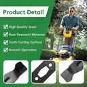 742P05642 Blades 21 Inch Mulching Mower Blade Compatible with D ewalt 21'' Models, C ub Cad et SCP21E, M TD Walk-Behind Mowers, Replaces 742-05642, DWO1DT233, S Shape Center Hole, 2 Pack