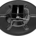 9" Diameter Rear Jack Foot Pad with Attachment Pin Compatible with 2" I.D Square Tube, LC Hall Effect Ground Control 3.0 Replace# 362486 (1 set)