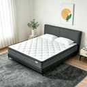 Queen Mattress, 12 Inch Queen Size Mattress in a Box, Memory Foam Medium Firm Hybrid Mattress with Individual Pocket Springs for Back Pain Relief, Motion Isolation, CertiPUR-US