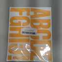 Bemeol 36 Sheets Letter Stickers 3 Inch Vinyl Letters Alphabet Stickers Self Adhesive Stick on Letters for School Office Home Bulletin Boards Mailbox Decor(Multicolor,3Inch)