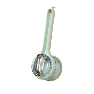 2 x Peeler with Storage Box, Multifunctional Kitchen Fruit Peeler Blade-Style Peeling Tool with Container for Home Use (GREEN)