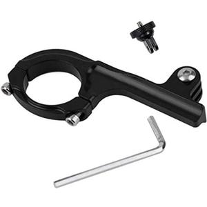 Aluminum Bike Bicycle Motorcycle Handlebar Mount Adapter Compatible with Gopro Hero 11/10/9/8/7/6/5/4/AKASO Brave 4/5/6 Plus/7 le/v50/EK7000/Exprotrek/Dragon Touch/WOLFANG Action Camera