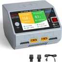 HOTA D6 Pro RC Battery AC200W DC 325W Dual RC Charger 15A Balance Charger for RC 1S 2S 3S 4S 5S 6S Lipo Batteries LiHv Nicd NiMH Battery Charging RC Car, Boat, FPV Race Drone Parts