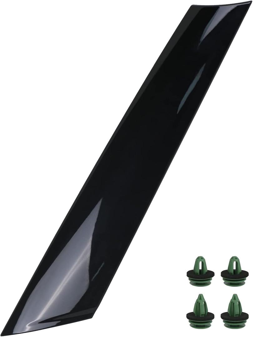 APPERFiT Windshield Post Trim A-Pillar Cover Compatible with Mini Cooper R55 R56 R57 2007-2015 Windshield Side molding Replaces 51137272583