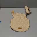 Kuoser Warm Dog Coat, Waterproof Dog Coats for X-Small Dogs, Adjustable Durable Doggie Winter Jacket Reversible Cozy Puppy Cold Weather Apparel from Small to Large Breed, Brown, XS