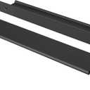 Peaha 30 Pack Kitchen Cabinet Handles 7-1/2 inch Black Pulls for Dresser Drawers Door Edge Finger Pull Aluminum Alloy Hardware