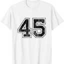 Number 45 T-Shirt, Large