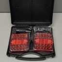 Wireless Trailer Lights Kit Magnetic, LED Wireless Tail Lights for Trailer with Strong Magnet and Rechargeable Battery, IP67 Waterproof, Portable Tow Light Set for Trucks, RVs, Boats, Campers (3.93.9)