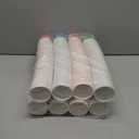 LITOPAK 800 Pack 3 oz Disposable Bathroom Cups, Colorful Small Disposable Paper Cups for Parties, Picnics, Barbecues, Travel and Events