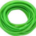 PATIKIL 26 Ft(8M) Fluorescent Green Latex Rubber Tubing, 3/16"(4mm) ID x 1/4"(7mm) OD, 1 x Rubber Tubing