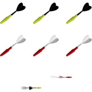 3 x 6 Pcs Throwing Accessories Replacement for Bristle Axe Target Board-Soft Tip Darts, Ninja Star and Plastic Throwing Game-Compatible with Most of The Bristle Axe Throwing and Dart Board