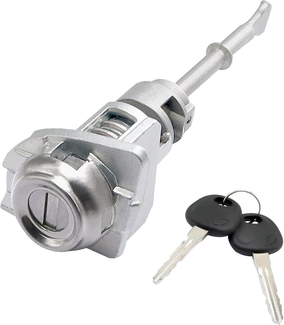 Front Driver Side Power Door Lock Cylinder Compatible with Hyundai Elantra 2017-2020 Replace 81970-F0000 Left Side Tumbler Cylinder with 2 Keys