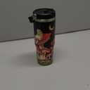 30oz Mushroom Tumbler with Handle and Straw, Mushroom Insulated Leak Proof Travel Coffee Mug, Reusable Stainless Steel Tumbler for Mushroom Lovers, Mushroom Gifts for Women (black red)