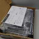 FlagShip 2 Tier Under Sink Organizers and Storage Rack Expandable Cabinet Shelf for Kitchen Bathroom Silver (17-25 inches)