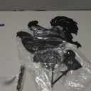 Chicken Metal Decorative Garden Stakes Chicken Gifts for Women/Men Chicken Lovers Gifts Silhouette Statues for Yard Art, Outside, Patio, Outdoor Decor, Garden Decorations, Lawn Ornaments