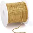 33 Feet Gold Snake Chains Roll, 1mm 18K Gold PVD Plated 304 Stainless Steel Round Snake Chain Bulk Spool for Jewelry Making DIY Craft