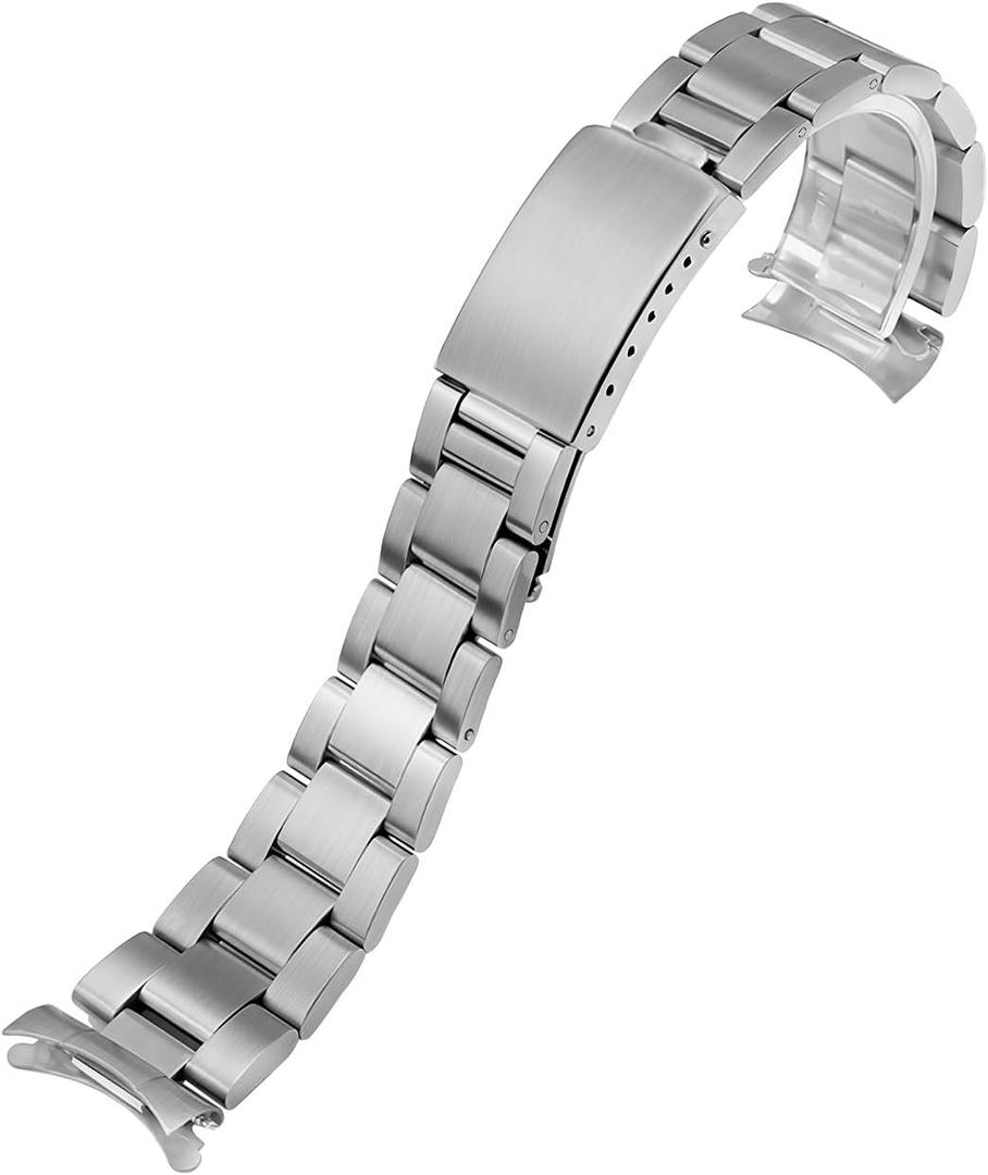 Oyster Watch Band Bracelet Replacement For Rolex Vintage Rolex Air King 1500 5500 Stainless Steel 19mm