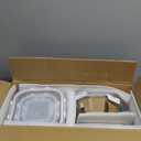 30 Pieces Glass Food Storage Containers with Upgraded Snap Locking Lids,Glass Meal Prep Containers Set - Airtight Lunch Containers, Microwave, Oven, Freezer and Dishwasher Friendly (White)