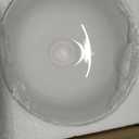 11 Inch Round Bathroom Bowl Sink Above Counter, QISHKA Mini White Ceramic Vanity Vessel Sink - 11" x 11" Small Countertop Circle Art Basin for Space-Saving, 11" x 11" x 4.7"