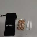 Replacement Heads for Flawless Facial Hair Remover, Replacement Blades for Finishing Touch Flawless Hair Removal Gen 2, 6 Count 18k Gold Heads with Storage Bag