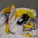 4FT Birthday Cake Party Outdoor Inflatable Decoration, Inflatable Decoration with LED Lights, Suitable for Gardens, Patios, and Lawns.