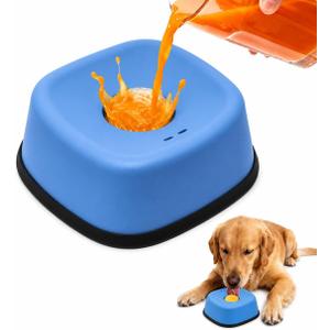 3-in-1 Dog Slow Feeder & Lick Bowl Anti-Choking, Anxiety Relief Toy with Rolling Ball | Non-Slip Dog Feeding Bowl for Slow Eating & Mental Stimulation