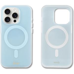 Sonix Protective Phone Case for iPhone 15 Pro | Compatible with Magsafe | 10ft Drop Tested | Jelly Sky Blue