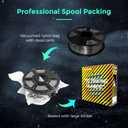 FLASHFORGE 3D Printer Filament, Silk Filament 1.75mm, 1KG Spool (2.2lbs), Dimensional Accuracy +/- 0.02mm for FDM 3D Printers, Silk Texture & Ultra-High Glossiness (Metal Grey)