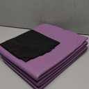 Yoga Mat for Travel, Non-Slip Yoga Mat, Exercise Mat 1/4" Thick Yoga Mat Foldable, Perfect for Pilates, Outdoor & Travel, TPE Anti-Slip Yoga Mat with Carry Bag (Purple)