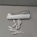 AquaSonic Water Flosser - Cordless Rechargeable Water Flossers for Teeth Cleaning - Waterproof Aqua Flosser, Portable Oral Irrigator for Dental Cleaning with 5 Jet Tips  Braces Home Travel. (White)