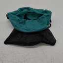 HOMEST Mesh Clothespin Bag, Hanging Clothes Pin Bag with Drawstring, Storage Organizer with Hook, Machine Washable, Sky Blue