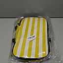 KEFOMOL Insulated Picnic Basket, Leak-Proof Collapsible Cooler Bag, 26L Grocery Basket with Lid, 2 Sturdy Handles, Storage Basket for Picnic, Food Delivery, Take Outs, Market Shopping, Travel (Yellow)