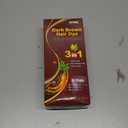 Super Lash Mei du 3-in-1 Hair Dye Shampoo, 500ml | Instant Coloring, Shine & Moisture (Dark Brown) EXP:06/03/2028