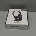 (Upgraded Version) Wireless Headset, Bluetooth Headset with Noise Cancelling Microphone, Best Headphones with Mic Mute & USB Dongle for PC/Computer/Laptop/Cell Phones/Remote Work/Call Center (Black)