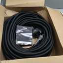 Garden Hose, Flexible Ultra Lightweight Durable, Kink-Free Water Hose with 10 Function Sprayer - Non-Shrinking, Easy to Store, All-Weather, High-Pressure, Black