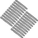 uxcell 20 Pcs T30 Magnetic Torx Screwdriver Bits, 1/4 Inch Hex Shank 2-inch Length S2 Security Tamper Proof Screw Driver Kit Tools