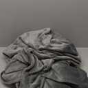 KMUSET Fleece Blanket Throw Size Grey Lightweight Super Soft Cozy Luxury Bed Blanket Microfiber Factory Shop (Throw(50"x60"))